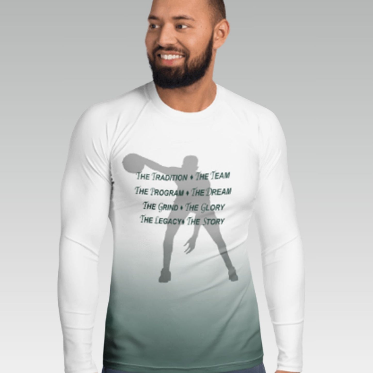 Men's Legacy Script Fade Long Sleeve – Basketball Edition