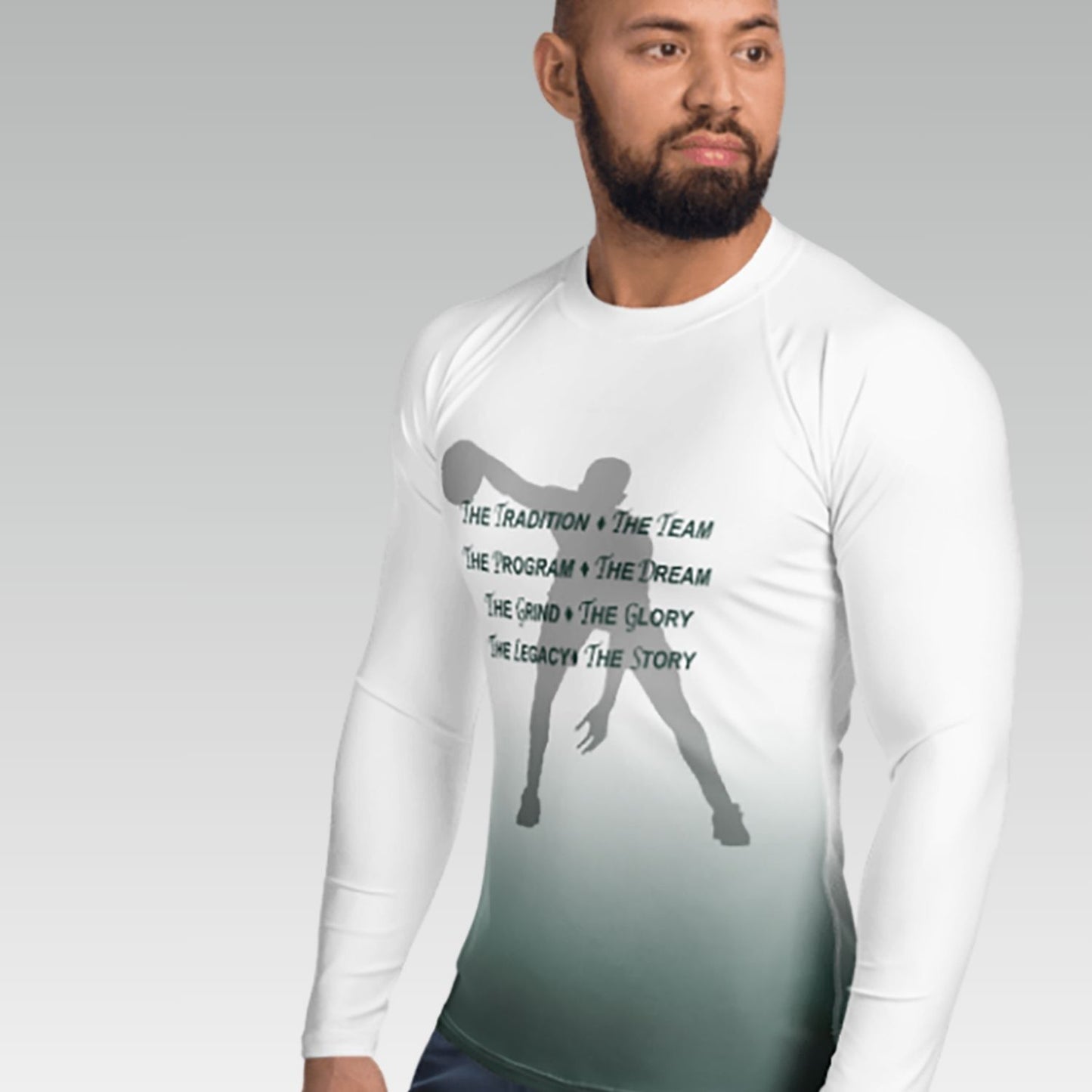 Men's Legacy Script Fade Long Sleeve – Basketball Edition