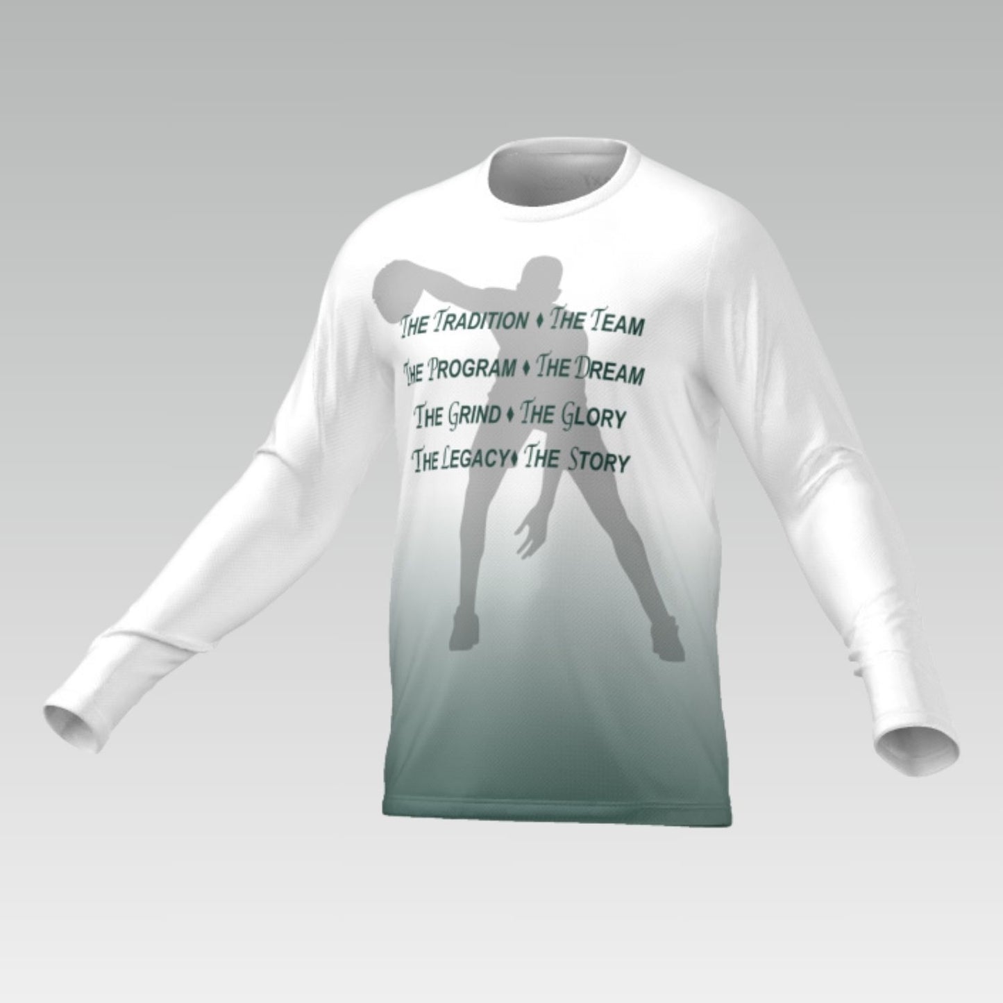 Men's Legacy Script Fade Long Sleeve – Basketball Edition