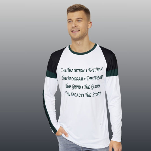 Men's Legacy Script Contrast Long Sleeve – Football Edition