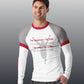 Legacy Script Long Sleeve: Core Remix  (White/Red Edition)