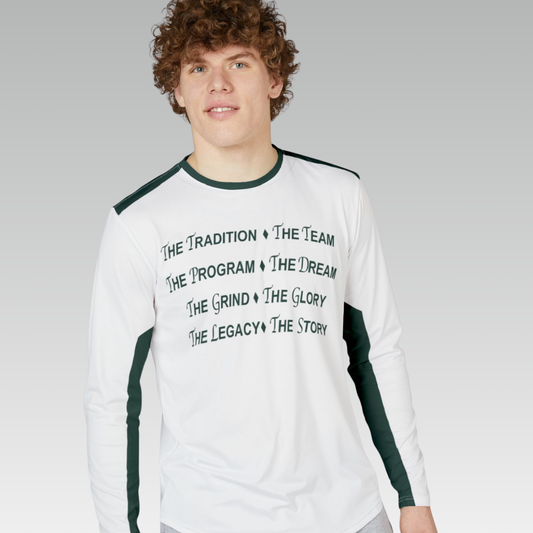 Men's Legacy Script Performance Long Sleeve – Basketball Edition