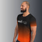 Men's MX Fade Performance Tee (Orange/Black)