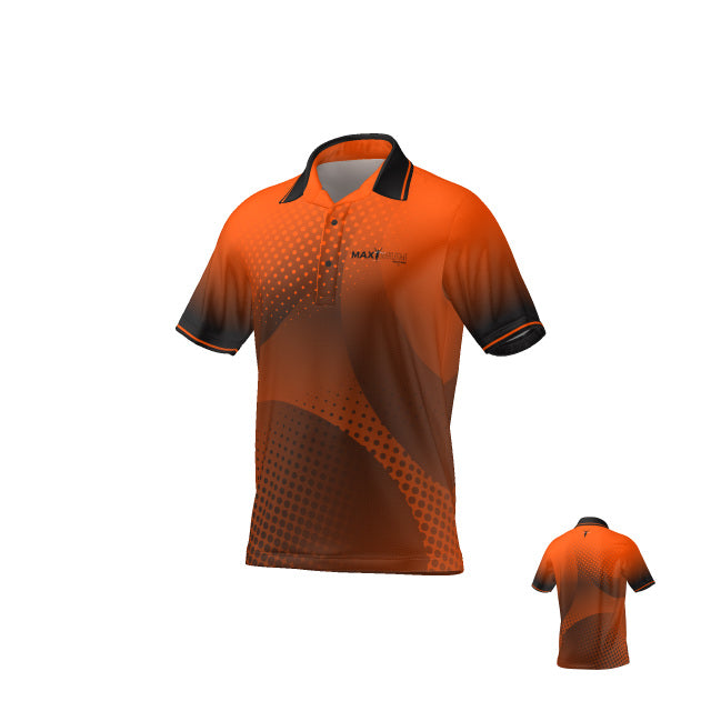 Men's MX Precision Polo – Orange Pulse